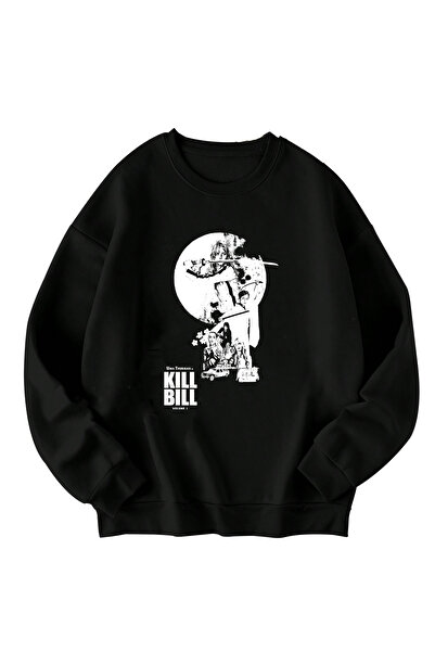 SVART WEAR Kill Bill Quentin Tarantino cu imprimeu supradimensionat Hanorac unisex tricou