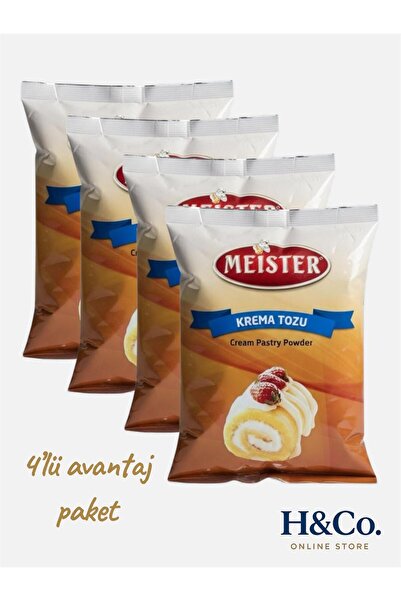 Meister AVANTAJ PAKET 4LÜ TOZ KREMA - PASTACI KREMASI
