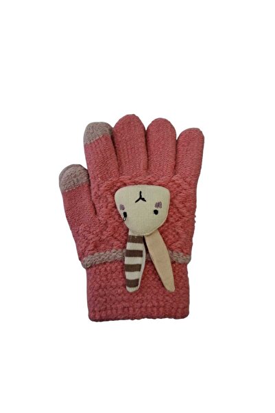 Kitti Spteks 3-6 Yaş Kız Çocuk Anaokulu Şeker Pembe Renk Tavşan Figürlü Kışlı...