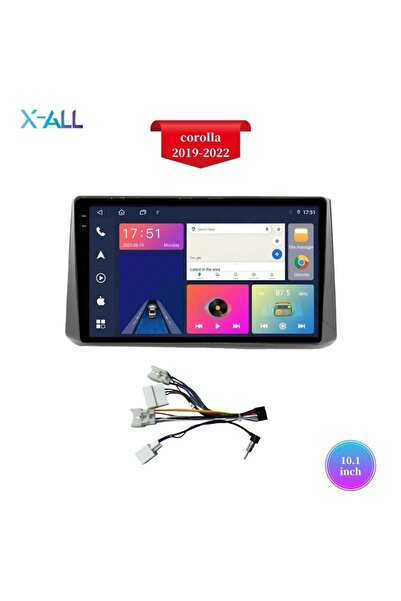 X-All شاشة تويوتا كورولا 2019-2022معالج TS10 رام 8 ذاكرة 128 كاربلاي تدعم شريحة