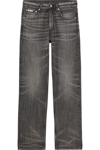 Calvin Klein 90S STRAIGHT METEORITE Erkek Gri Kot Pantolon