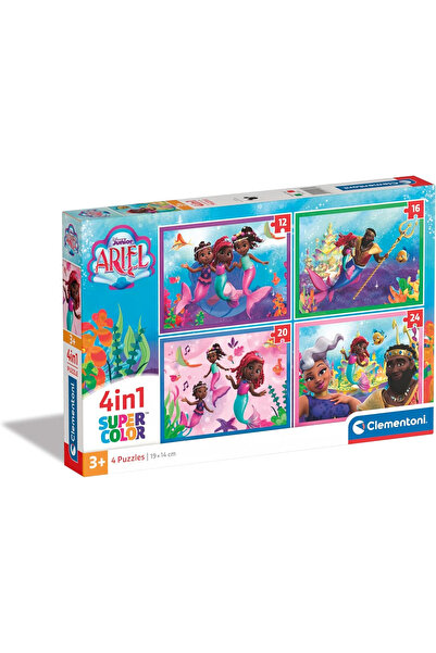 CLEMENTONI 4 in 1 Puzzle Ariel 21533