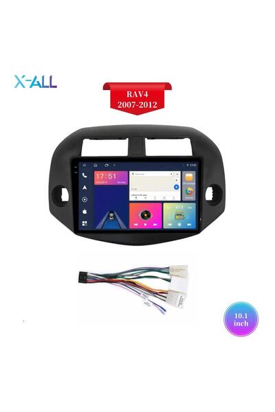 X-All شاشة تويوتا راف فور 2007-2012 معالج TS18 رام 4 ذاكرة 64 كاربلاي تدعم شريحة