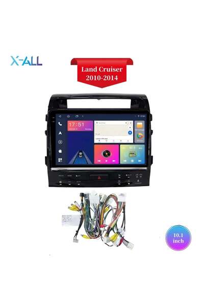 X-All شاشة تويوتا لاندكروزر 2010-2014 (A) فل معالج TS18 رام 4 ذاكرة 64 كاربلاي تدعم شريحة