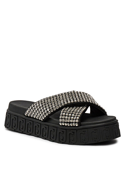 Liu Jo flip flops woman Black 22222 Lovely Sandal 02 BA4