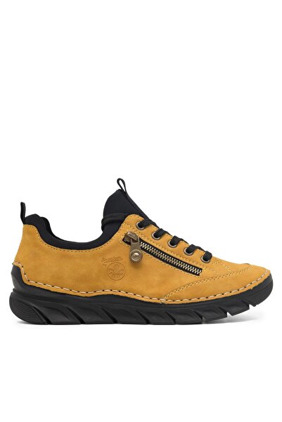 Rieker pantofi de damă galbeni 55073-68