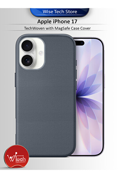 Wtech غطاء حماية لهاتف آيفون 17 5G من آبل (إصدار 2025) بتقنية TechWoven، مزود...