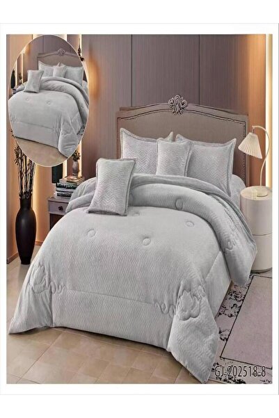 BEC29 Winter bedspread set for two people in charming colors and quilted design