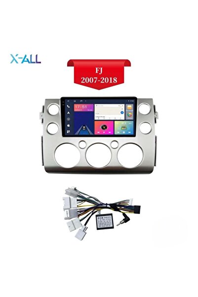 X-All شاشة تويوتا اف جي 2007-2022 فضيمعالج TS10 رام 4 ذاكرة 32 كاربلاي تدعم