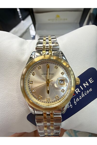 Navimarine Steel Case Steel Band Women Wristwatch