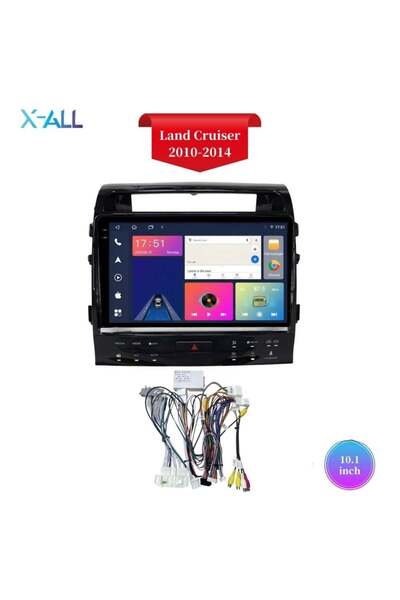 X-All شاشة تويوتا لاندكروزر 2010-2014 (C) فل معالج TS10 رام 4 ذاكرة 32 كاربلاي تدعم
