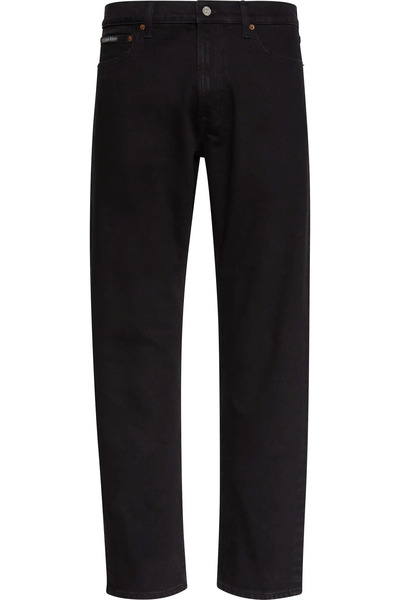 Calvin Klein SLIM STRAIGHT JAGUAR BLACK JEAN Férfi fekete farmer nadrág