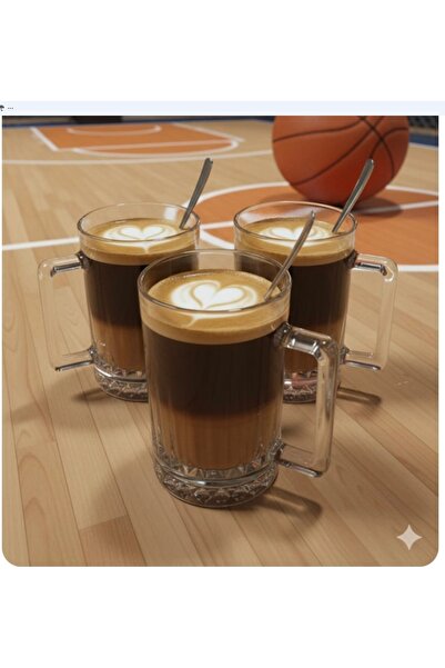 ORTAKÖY CENNETİ 3 ad elysıa model kupa ekspresso bira bardak. 300 cc Hacim 12 cm boyu 7 cm genişliği şık tasarım