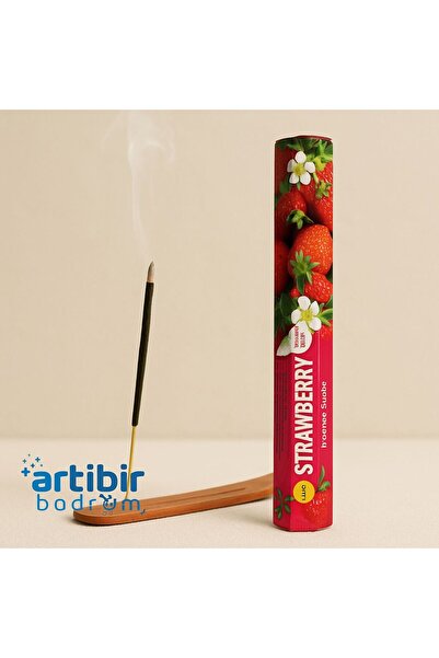 artıbir bodrum Çubuk Tütsü Strawberry 20 Adet Çubuk 1 Paket