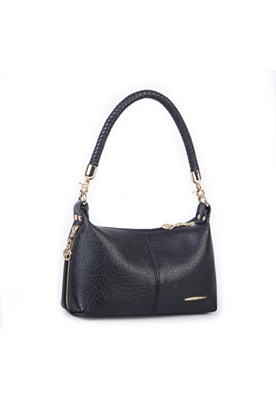 Meryem Çanta Kadın Mini Baget, Omuz Ve Çapraz Çanta Örgülü Askılı Nas Bag (en...