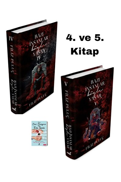 İndigo Kitap Bazı İnsanlar Böyle Yaşar 4 ve 5 Ciltli Filiz Puluç 2 Kitap Cilt...