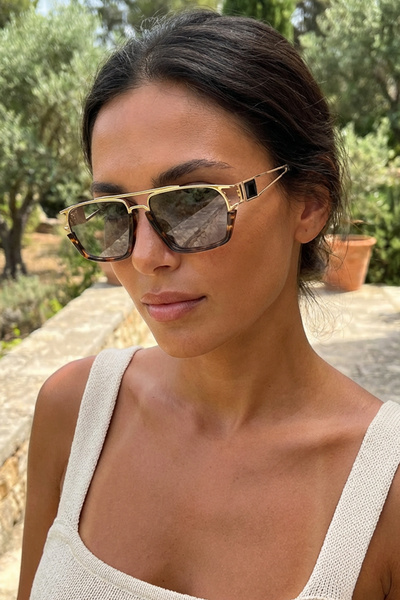 Kapin Unread Metal Detaylı Güneş Gözlüğü - Gri