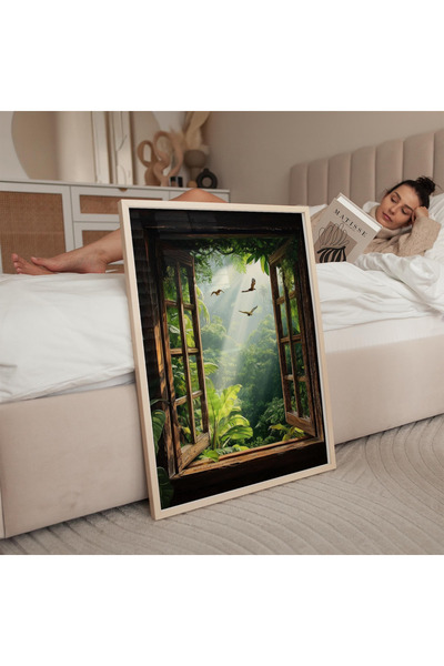 woodhomeworks One Piece Living Room Office Decor Pictură Vrynt