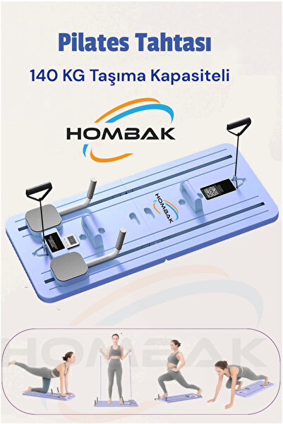 Hombak Pilates Board Çok Amaçlı Reformer Pilate Çok Fonksiyonlu Egzersiz Aleti Pilates Reformer