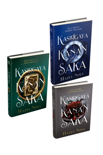 Ephesus Yayınları Kasırgaya Kanan Saka 1, 2, 3 Hazel Noya 3 Kitap Ciltli Set