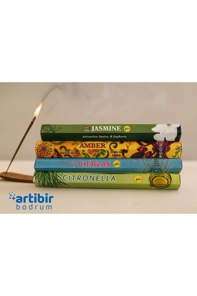 artıbir bodrum Çubuk Tütsü 80 Adet Çubuk 4 Paket