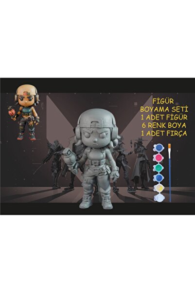 nihonwosekai Valorant Figür Boyama Seti Raze