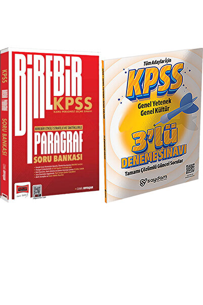 Yargı Yayınları 2026 KPSS Birebir Serisi Paragraf Soru Bankası - 3 Deneme