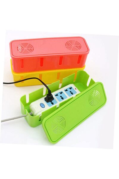 Generic Power cord concealment and organization box/plastic cable organizer