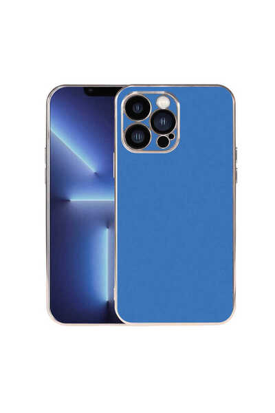 Netzy حافظة SAFA Vienna متوافقة مع هاتف iPhone 13 Pro Max - أزرق بلون الكوبال...