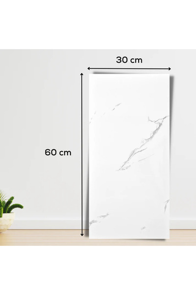 OEM Set 10 x Placa autoadeziva pentru perete tip marmura, impermeabila, 30x60 cm