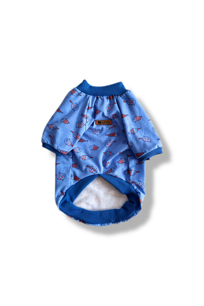 Luli Pet Fish Patterned Dog T-Shirt