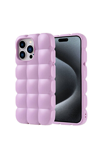 Netzy غطاء آيفون 15 برو ماكس من السيليكون المرن اللامع غطاء سافا دوم دوم - أر...