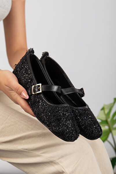 STOCON حذاء نسائي مصنوع من القماش المنسوج مع حزام مطاطي أنيق لحفلات الزفاف، حذاء ناعم للاستخدام اليومي STC1199