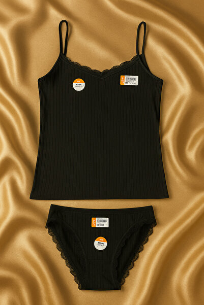 İlke likralı viskon alt üst takım atlet bikini