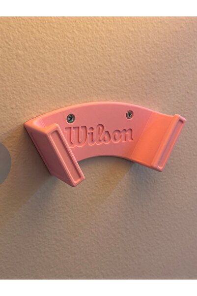 3BStudio Duvara Monte Çok Amaçlı Tenis Raketi Tutacak & Askı Aparatı – 3D Baskı