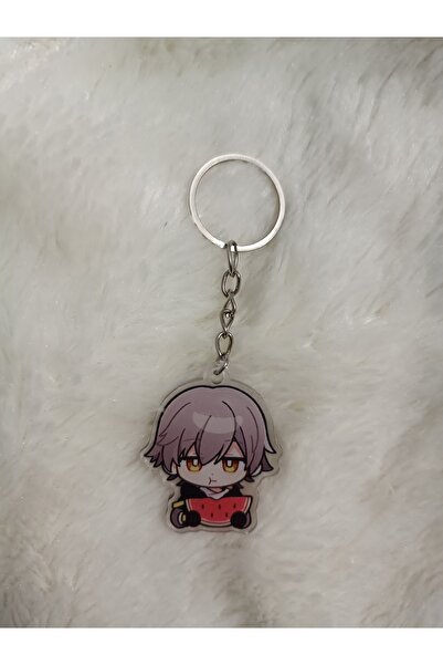 mertfigur حلية حقيبة صغيرة من الأكريليك على شكل سلسلة مفاتيح من هونكاي ستار ريل (4 سم)