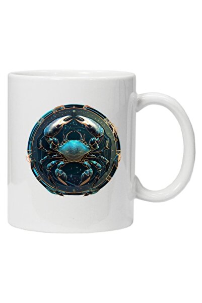 CRD PRINT Cană cu inscripție zodiacală - , IMPRIMARE CRD, 330ml, Alb