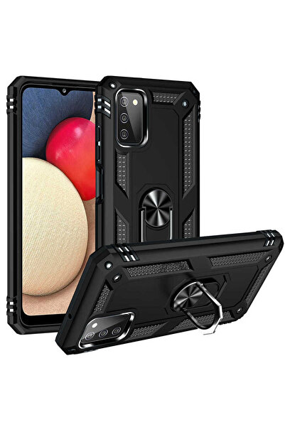 Netzy غطاء حماية لهاتف جالاكسي A03S من سافا فيجا - أسود