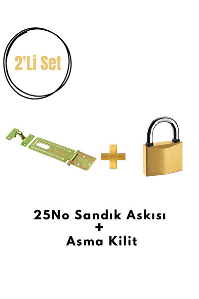 YapıHome Yapı-Home Sandık Askısı 25lik Menteşeli Kilit Aparatı