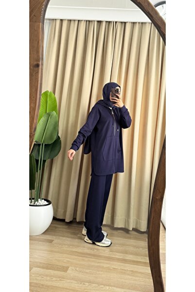 ESLEM Fermuarlı Cepli Tesettür Takım