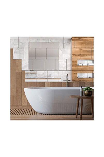 OEM Set 4 bucati oglinda film autoadeziva, fara sticla, efect reflectorizant,...