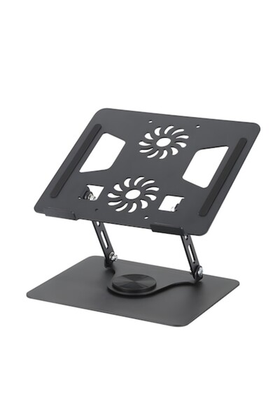 Q-Elite Suport ergonomic pentru laptop din oțel, rotativ la 360°, QE136 (10-16")