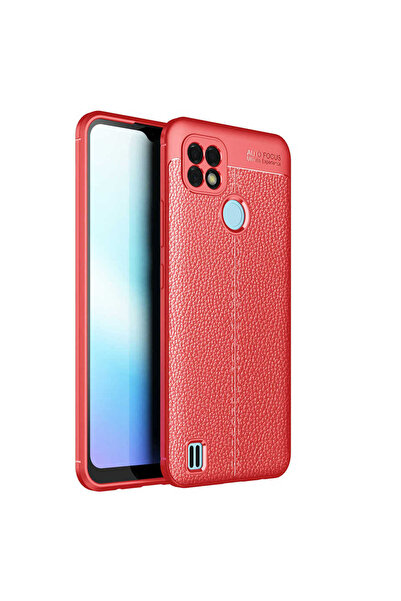 Netzy غطاء سيليكون ريلمي سي 21 من سيفا نيس - أحمر