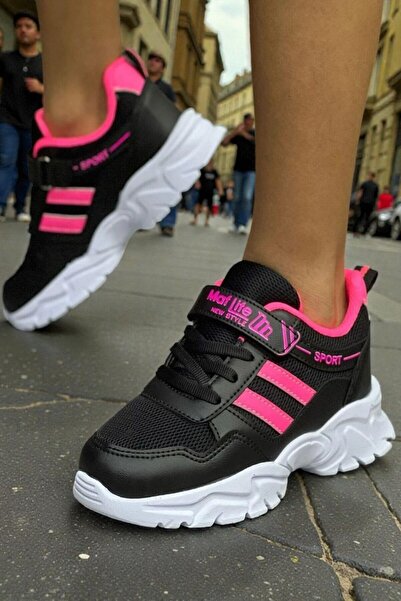 VANONE Pantofi sport unisex pentru copii, cu velcro și elastic, ortopedici, m...