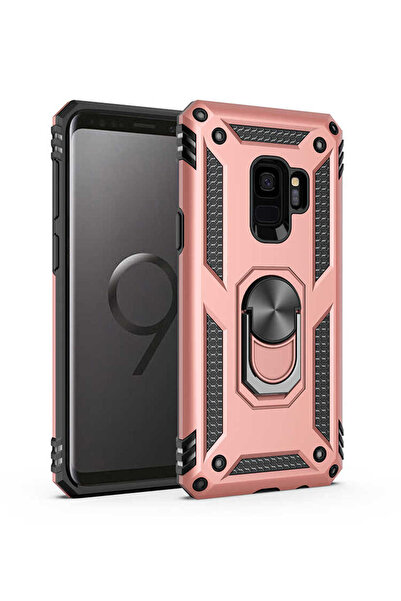 Netzy غطاء حماية لهاتف جالاكسي S9 من سافا فيجا - ذهبي وردي