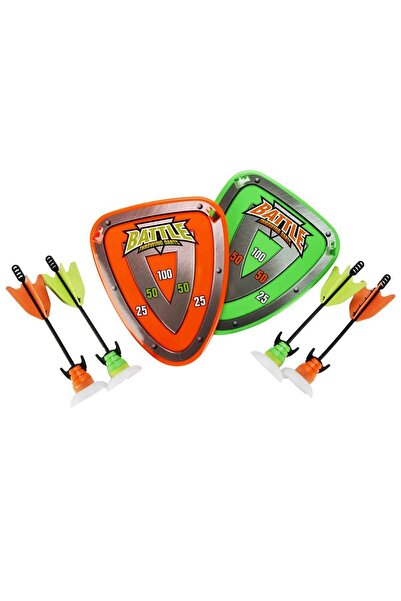 PopŞeker مجموعة سهام باتل ثروينج مع هدفين و4 سهام - لعبة تصويب تُحسّن ردود الفعل