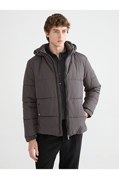 LC Waikiki SOUTHBLUE Standard Fit Hooded Men's Puffer Jacket