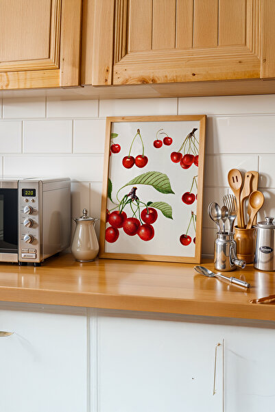 gxe.art Veselă modernă în stil boem |   Pictură cu poster cu rama din lemn # 170