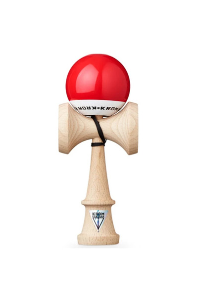 KROM Kendama POP LOL Red Sticky Clear