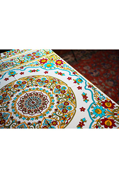 Komana Art Cotton Traditional Motif Tablecloth – Washable, Durable